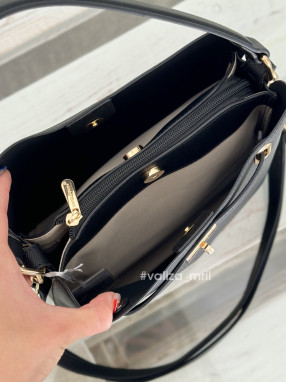 Жіноча сумка з екошкіри David Jones CM6829-3 - чорний
