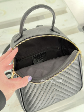 Рюкзак з натуральної шкіри Італія 03354 - чорний