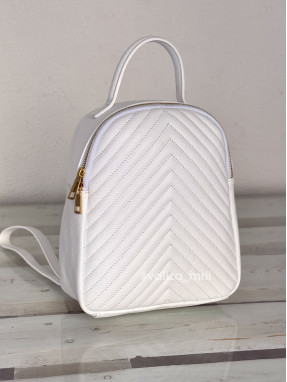 Рюкзак из натуральной кожи Италия 03354 - белый