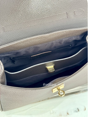 Сумка через плечо натуральная кожа Италия 03835 - шоколад