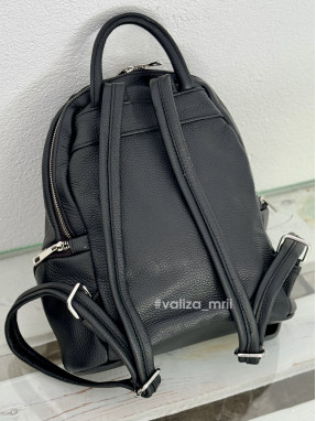 Рюкзак з натуральної шкіри Італія - 2238 - чорний