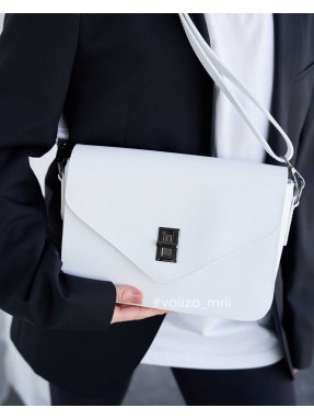 Сумка крос-боді з екошкіри Україна 1110 - білий