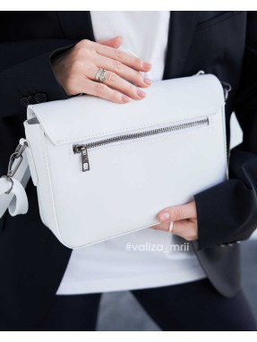 Сумка крос-боді з екошкіри Україна 1110 - білий