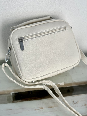 Крос-боді з якісної екошкіри Alex Mia 8397 - білий