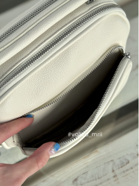 Крос-боді з якісної екошкіри Alex Mia 8397 - білий