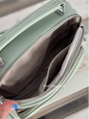 Крос-боді з якісної екошкіри Alex Mia 8397 - зелений