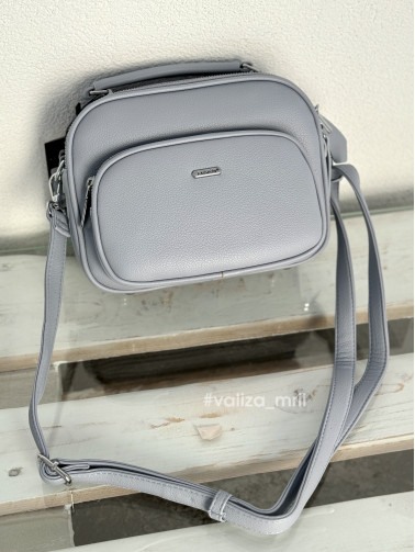 Крос-боді з якісної екошкіри Alex Mia 8397 - блакитний