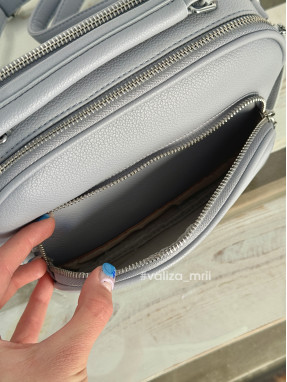 Крос-боді з якісної екошкіри Alex Mia 8397 - блакитний