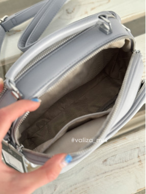 Крос-боді з якісної екошкіри Alex Mia 8397 - блакитний