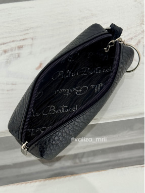 Ключниця із натуральної шкіри Bella Bertucci 207 - чорний