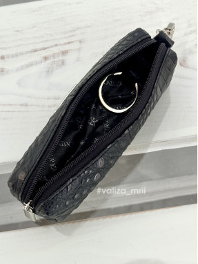 Ключница из натуральной кожи Karya 436 - черный