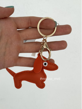 Брелок прикраса на сумку або рюкзак - BRsmallhund - помаранчевий