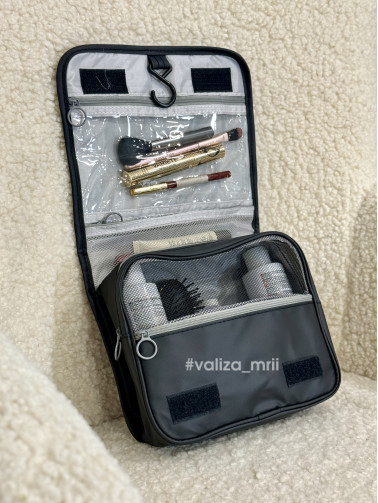 Подвесная косметичка 0033 - черная