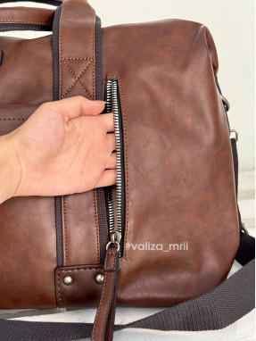 Дорожня сумка - David Jones CM3960 - темно-коричневий