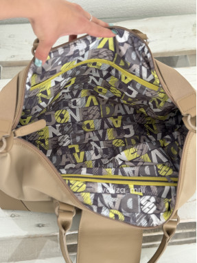 Дорожня сумка на ручку валізи David Jones CM7595 - хакі