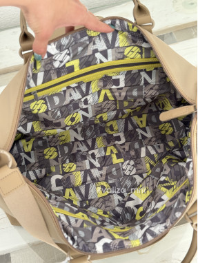 Дорожня сумка на ручку валізи David Jones CM7595 - хакі