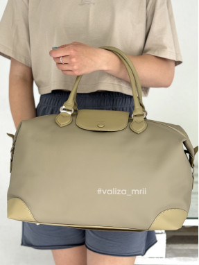 Дорожня сумка на ручку валізи David Jones CM7595 - хакі