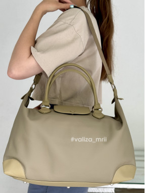 Дорожня сумка на ручку валізи David Jones CM7595 - хакі