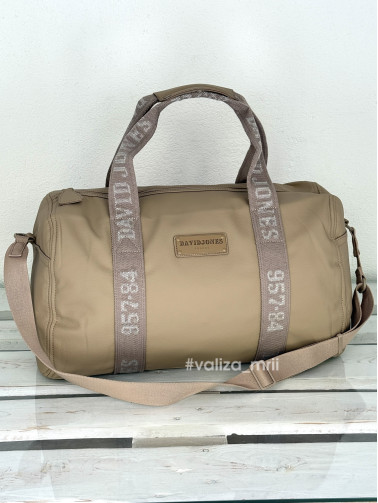 Дорожня сумка - David Jones CM8256 - бежевий