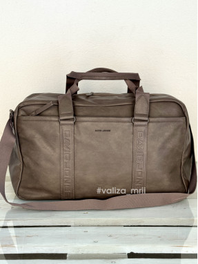 Дорожня сумка - David Jones CM7702 - сіро-коричневий