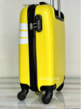 Дитяча валіза Wings XS -Robot yellow