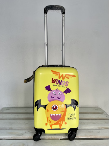 Детский чемодан Wings XS - монстрики