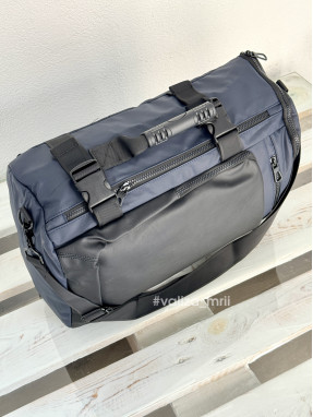 Рюкзак-сумка ручна поклажа 090 - синій з чорним