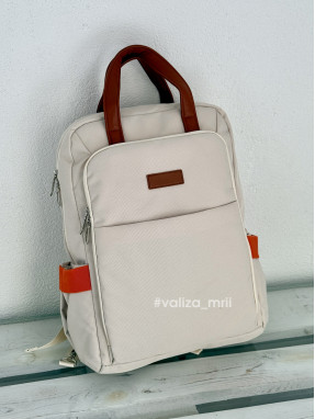 Повсякденний рюкзак - 15108 - бежевий