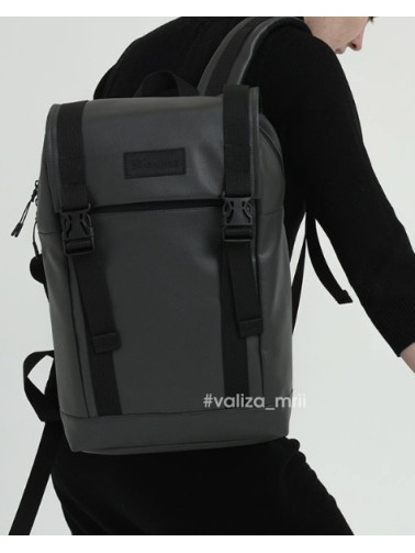 Повседневный рюкзак - Roomy - из экокожи - серый