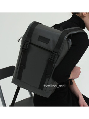 Повседневный рюкзак - Roomy - из экокожи - серый