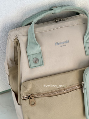 Рюкзак для подорожей на ручку валізи Himawari 1027-09 - гірчичний+бежевий