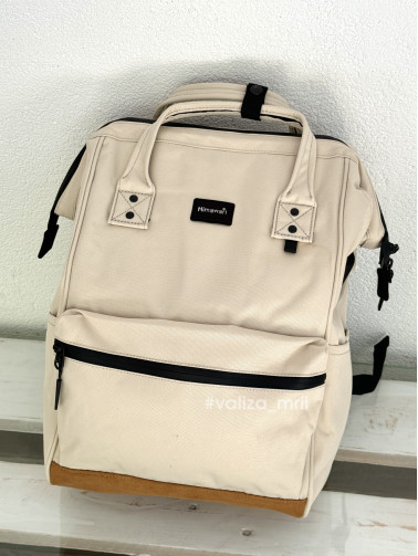 Рюкзак для подорожей на ручку валізи Himawari 124-02 - світло-бежевий
