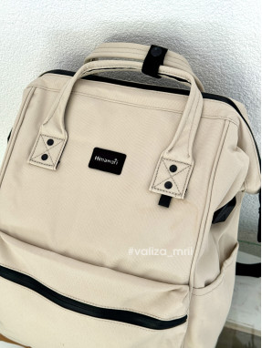 Рюкзак для подорожей на ручку валізи Himawari 124-02 - світло-бежевий