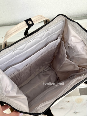 Рюкзак для подорожей на ручку валізи Himawari 124-02 - світло-бежевий