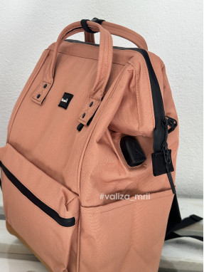 Рюкзак для подорожей на ручку валізи Himawari 124-11 - персиковий