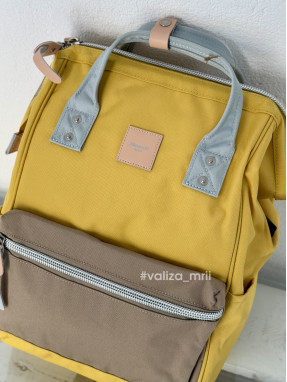 Рюкзак для подорожей Himawari 1881-11 - жовтий з коричневим