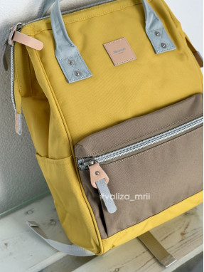 Рюкзак для подорожей Himawari 1881-11 - жовтий з коричневим