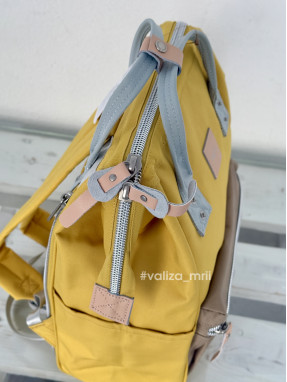Рюкзак для подорожей Himawari 1881-11 - жовтий з коричневим