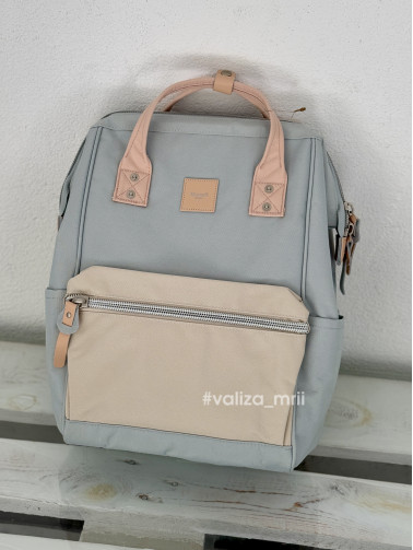 Рюкзак для подорожей Himawari 1881-14 - блакитно-бежевий