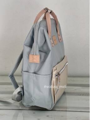 Рюкзак для подорожей Himawari 1881-14 - блакитно-бежевий