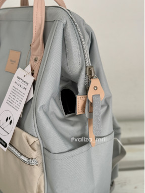 Рюкзак для подорожей Himawari 1881-14 - блакитно-бежевий