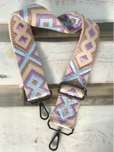 Ремешок для сумки Virginia Conti R_broidery_black - мультиколор 1