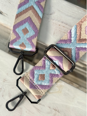 Ремешок для сумки Virginia Conti R_broidery_black - мультиколор 1