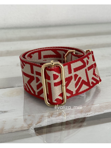 Ремінець для сумки Virginia Conti - червоні букви