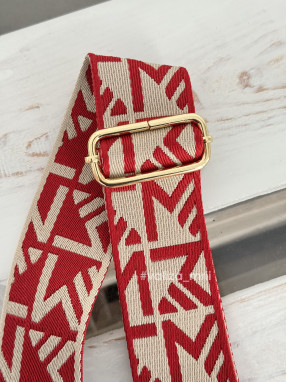 Ремінець для сумки Virginia Conti - червоні букви