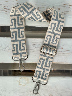 Ремінець для сумки Virginia Conti R_greek_silver - блакитний