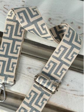 Ремінець для сумки Virginia Conti R_greek_silver - блакитний