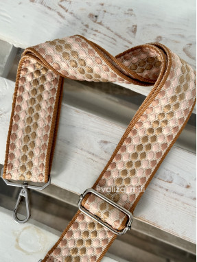 Ремінець для сумки Virginia Conti R_thick_silver - рудий