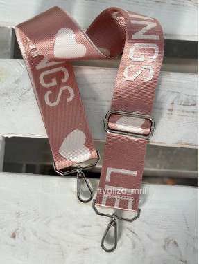 Ремінець для сумки Virginia Conti R_liebl_silver - кораловий