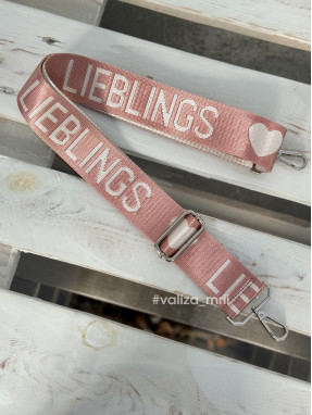 Ремінець для сумки Virginia Conti R_liebl_silver - кораловий